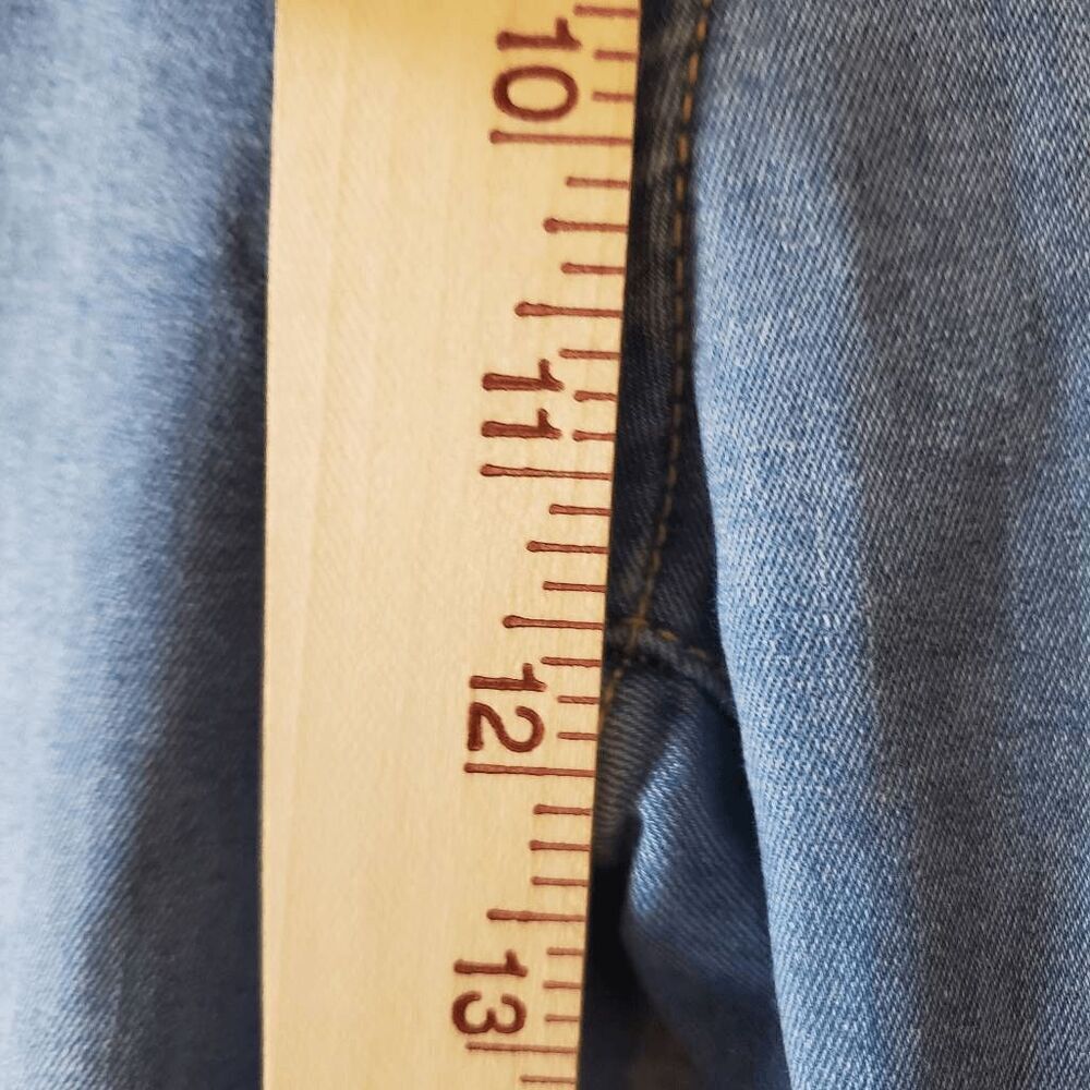 Free People Women's Wide Leg Flare High Rise Flat Front Jeans 29R - Picture 4 of 6